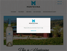 Tablet Screenshot of montevina.com
